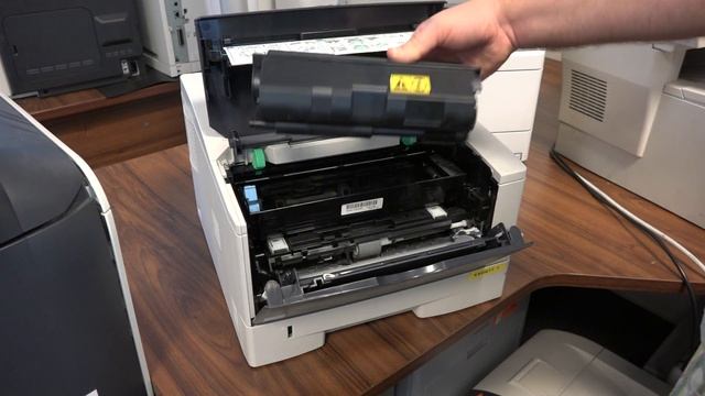Kyocera Ecosys FS-1370DN Laser Printer Close Look