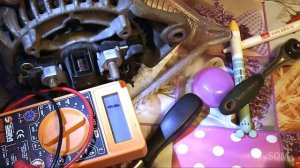 Opel Vectra B Z18XE ремонт: генератор часть 2 - диагностика