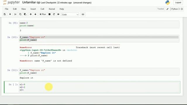 Chapter 6 Math Expression, unfamiliar expressions in python смотреть онлайн