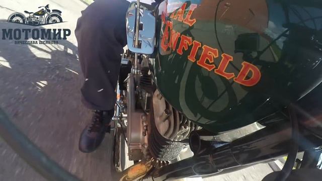 Engine start, Royal Enfield KX. Motorworld by V. Sheyanov смотреть онлайн