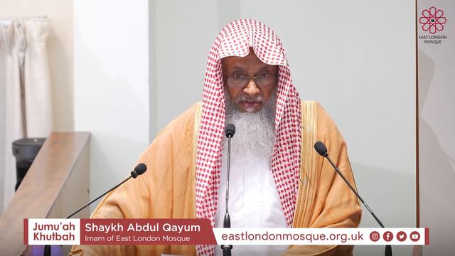 Salvation by our Ramadan deeds (English) | Shaykh Abdul Qayum | East London Mosque Jumu‘ah Khutbah смотреть онлайн