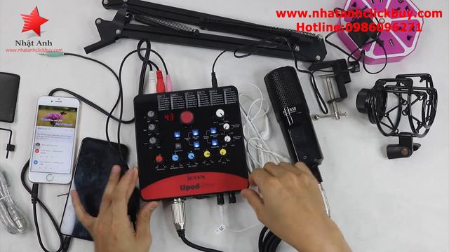 Hướng dẫn lắp đặt bộ thu âm livestream Micro Takstar PC K850 và Sound card Icon Upod Pro смотреть онлайн