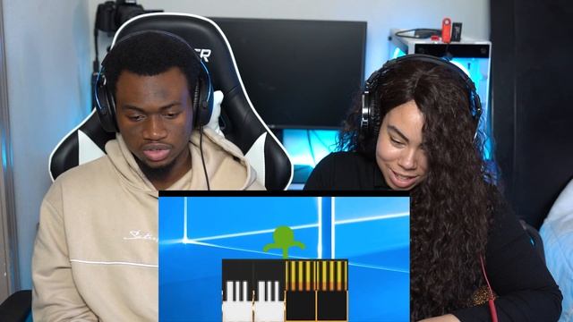 Note Block Battle - Animation vs. Minecraft Shorts Ep 16 (Music by AaronGrooves) - Reaction !!