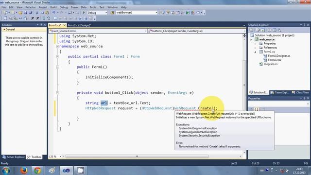 C# Tutorial 91: How to get Source Code from a Website with C# смотреть онлайн