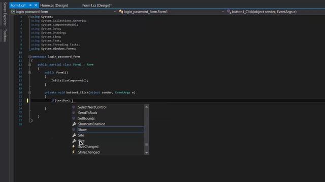 How to make password login form C# смотреть онлайн