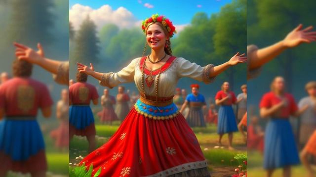 ДРЕВНИЙ РУССКИЙ ТАНЕЦ! МУЗЫКА ДРЕВНИХ РУСОВ!!! смотреть онлайн