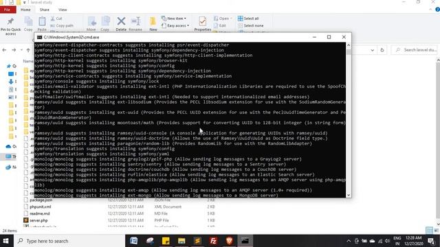 Laravel 5.8 Installation смотреть онлайн
