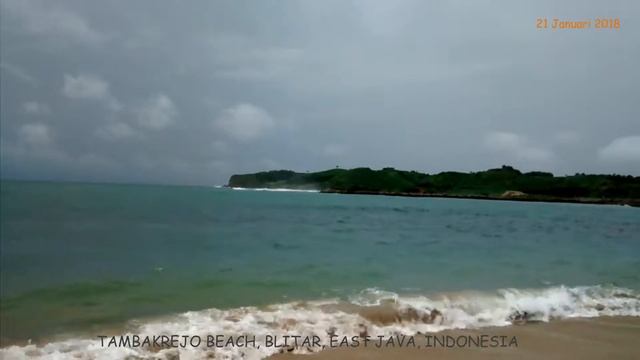 Tambakrejo Beach, Blitar, East Java, Indonesia смотреть онлайн