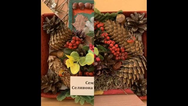 Выставка поделок из природного материала «Дары осени» смотреть онлайн