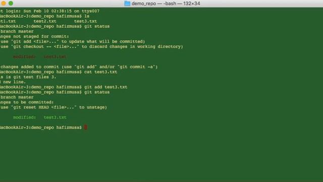 08 Git Reset Head to Unstage смотреть онлайн