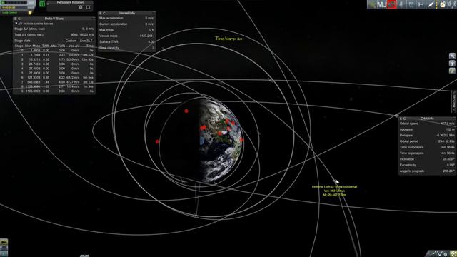 Kerbal Space Program - Real Solar System #37 Вот он, вот он полет на Марс смотреть онлайн