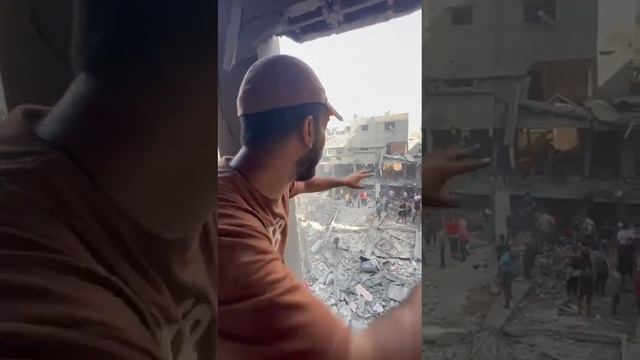 Новые разрушения в Газе. Под завалами остались целые семьи. смотреть онлайн
