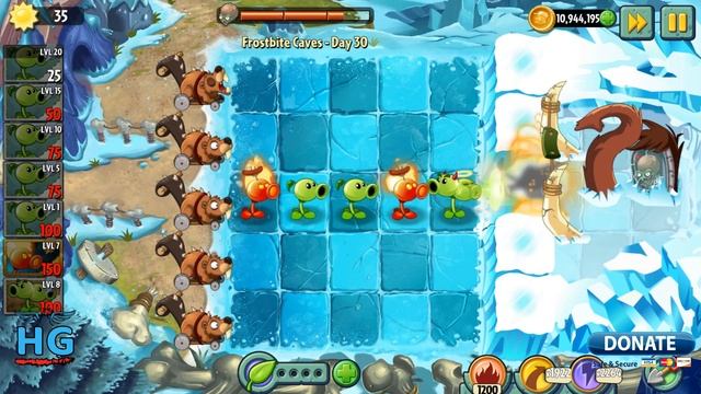 Peashooters' Rampage Frostbite Caves 30 [BOSS] смотреть онлайн