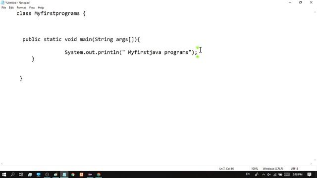 # 06-Understanding java first program | how to compile and execute programs | core java | in Hindi смотреть онлайн