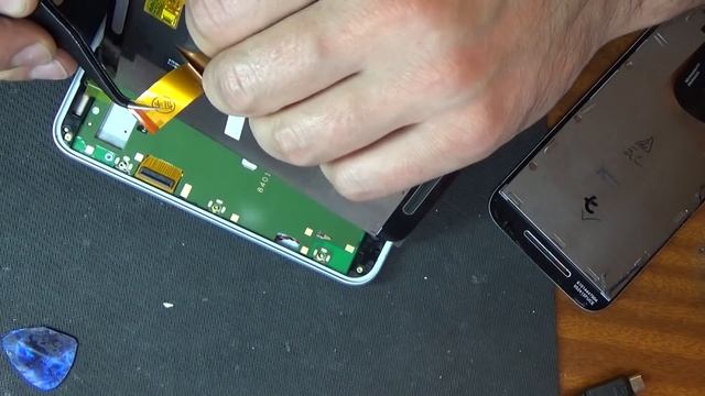 Motorola Moto G (XT1543) замена дисплейного модуля смотреть онлайн