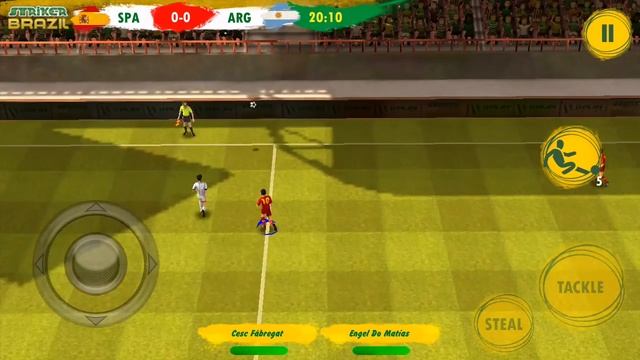 Striker Soccer Brazil - Gameplay Walkthrough for Android/IOS смотреть онлайн
