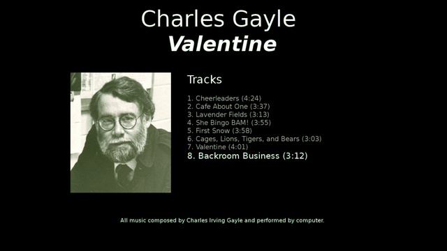 Charles Gayle - 8. Backroom Business - Valentine смотреть онлайн