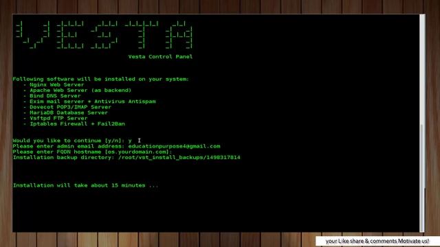 How to install VestaCP control panel on CentOS 7 смотреть онлайн
