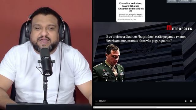 Mauro CID Vaza ÁUDIO ATACANDO Polícia Federal e Alexandre de MORAES e alegando TORTURA смотреть онлайн