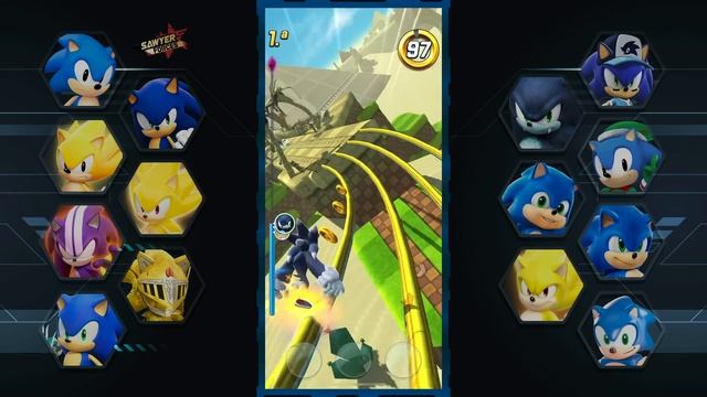 SONIC VERSE - ALL SONIC CHARACTERS Gameplay - Sonic Forces Speed Battle смотреть онлайн
