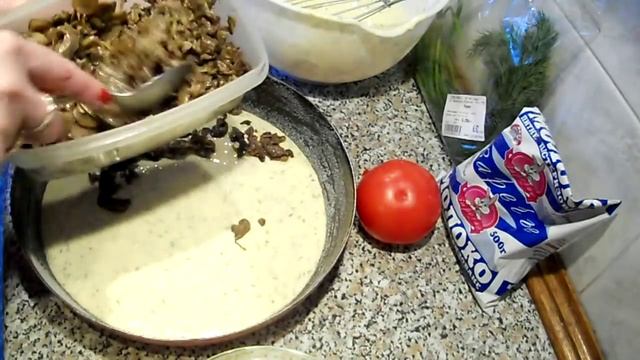 ЗАЛИВНОЙ ПИРОГ С ГРИБАМИ | Irina Belaja смотреть онлайн