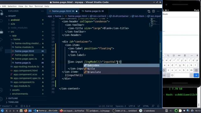 Ionic 5 for Beginners : using ion-input buttons in ionic5, Input from user смотреть онлайн