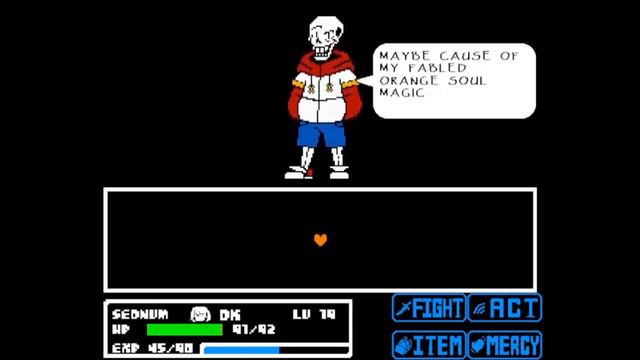 TS! UnderSwap! Papyrus (Remake) | Прохождение & RUS озвучка [исправлено]