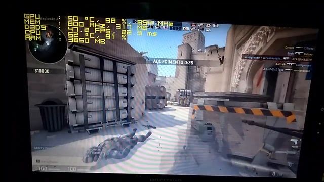 Teste Galaxy Geforce GT710, 1GB No CSGO смотреть онлайн