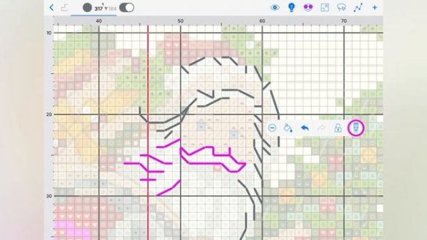 SAGA для самых НАЧИНАЮЩИХ / Учимся вышивать по ЭЛЕКТРОННОЙ СХЕМЕ / Первые шаги в Кросс Стич САГА