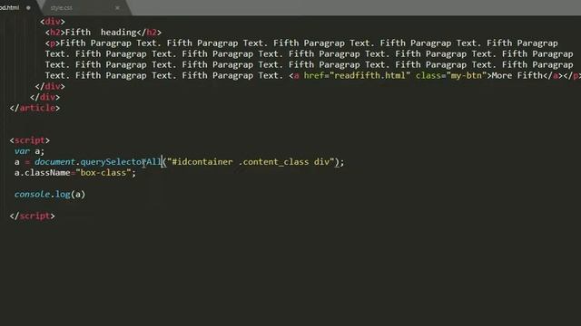 DOM CSS className Method смотреть онлайн