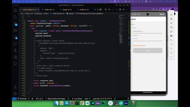 Firebase Authentication React Native смотреть онлайн