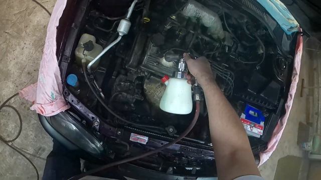 полусухая мойка мотора с помощью Торнадор смотреть онлайн