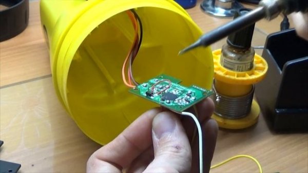 Переделка фонаря Космос 678 S LED на литий.