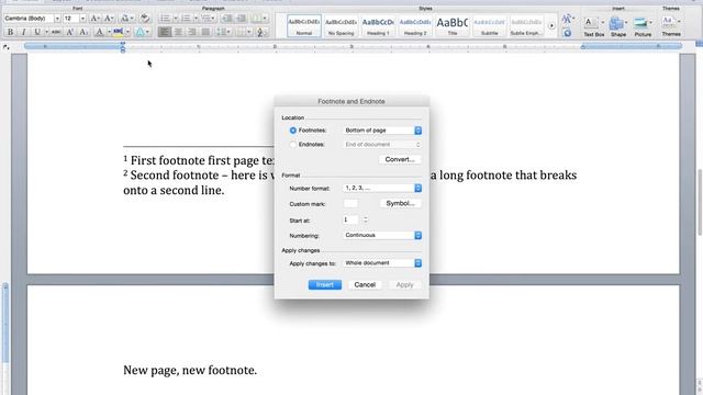 Word For Mac Footnote Reformat (period, Tab, Not Superscript)