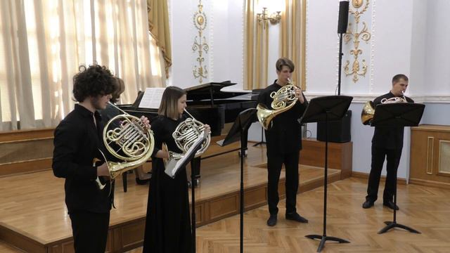 квартет валторн УМСО, Топоров А. Рогин Ф. Шумихина Е. Голованов А. "взрослые" (от 26 лет) , смотреть онлайн