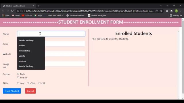 REGISTRATION FORM Using HTML, CSS & JS | TASK 2 | LGMVIP FEB2022 | WEB DEVELOPMENT смотреть онлайн