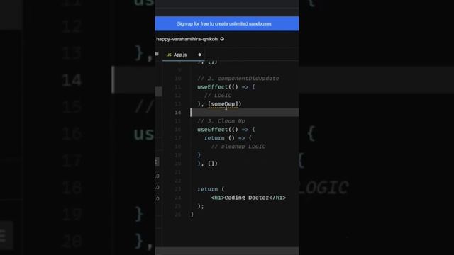 #38 useEffect Hook? | React Interview Questions #react #reactinterviewquestions #codingdoctor смотреть онлайн