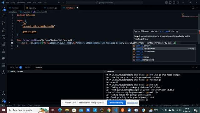 GOLANG CRUD REST API (FIBER + MYSQL + REDIS + GORM) - PART 1 смотреть онлайн