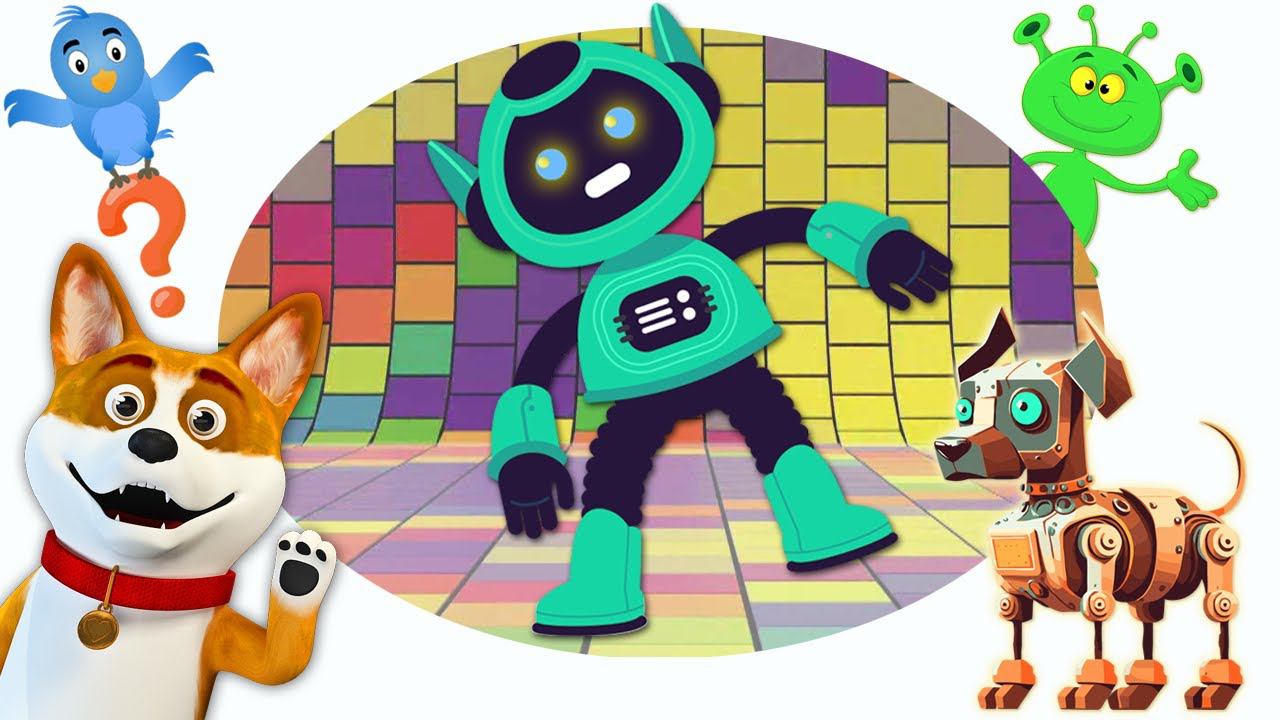 Логика для детей - Незаменимый помощник - Робот. Развивающие мультики про роботов