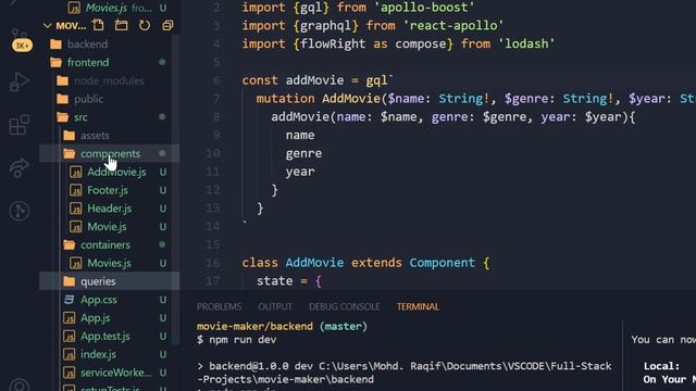 #14- Finished adding movies | The GraphQL Apollo Tutorial смотреть онлайн