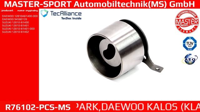 R76102-PCS-MS | TENSIONER PULLEY, TIMING BELT | Master-Sport-Automobiltechnik (MS) GmbH смотреть онлайн