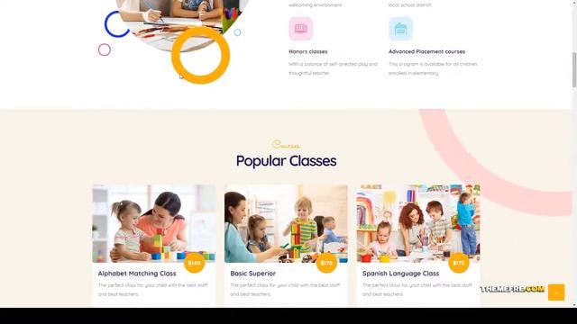 Kindero - Kindergarten School WordPress Theme elearning high school Arisa смотреть онлайн