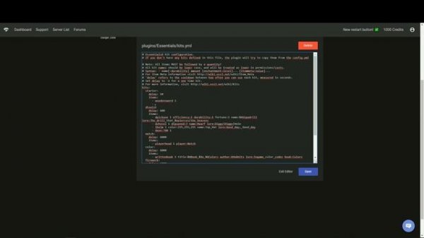 How To Essentials Kits - Minecraft Plugin Tutorial