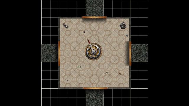 D&D maps - Magic sword room смотреть онлайн
