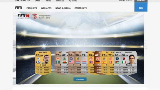 FIFA 14 WEB APP - PACK OPENING - THE START OF ULTIMATE TEAM! смотреть онлайн