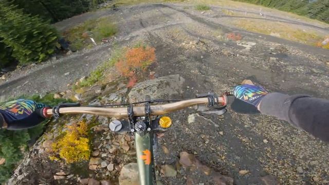 Riding Crazy New Lines and FULLY SENDING IT AT THE WHISTLER BIKE PARK!! смотреть онлайн