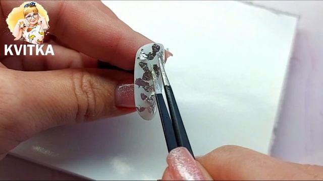 On-line курс "Дизайн ногтей" Как отпечатать и закрепить отрывную фольгу на липкий слой гель-лака 5 смотреть онлайн