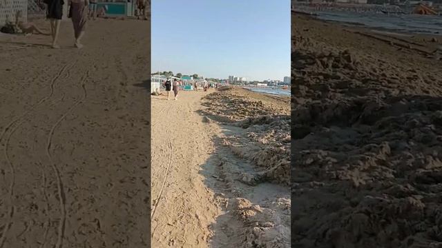 Анапа. Пляж у Анапки. 25 июля 2023. #анапа #море #курорт #пляж