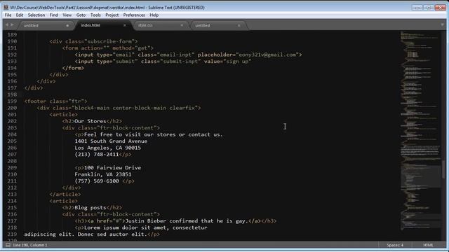 Урок 2 Редактор Sublime Text Настройка смотреть онлайн