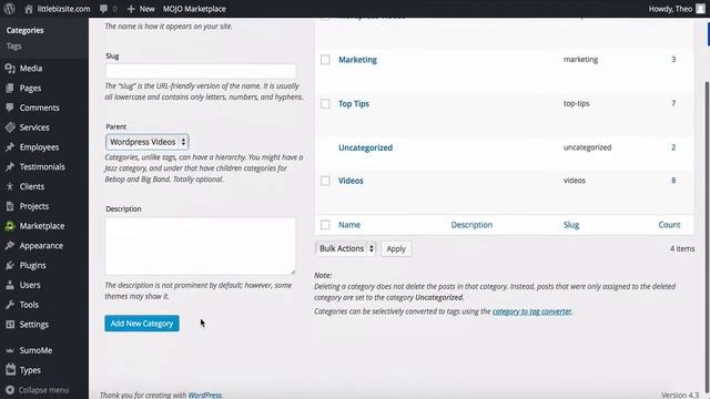 Wordpress Categories & Tags Tutorial смотреть онлайн